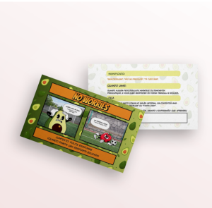 Flashcards Avocado Aventureiro