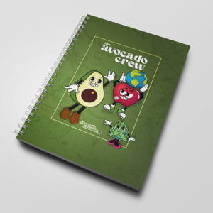 Caderno The Avocado Crew
