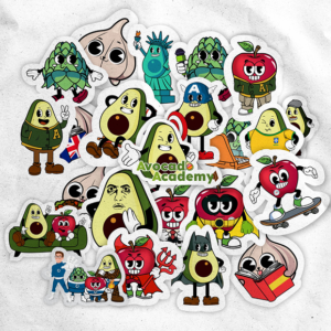 Stickers Avocado Turma